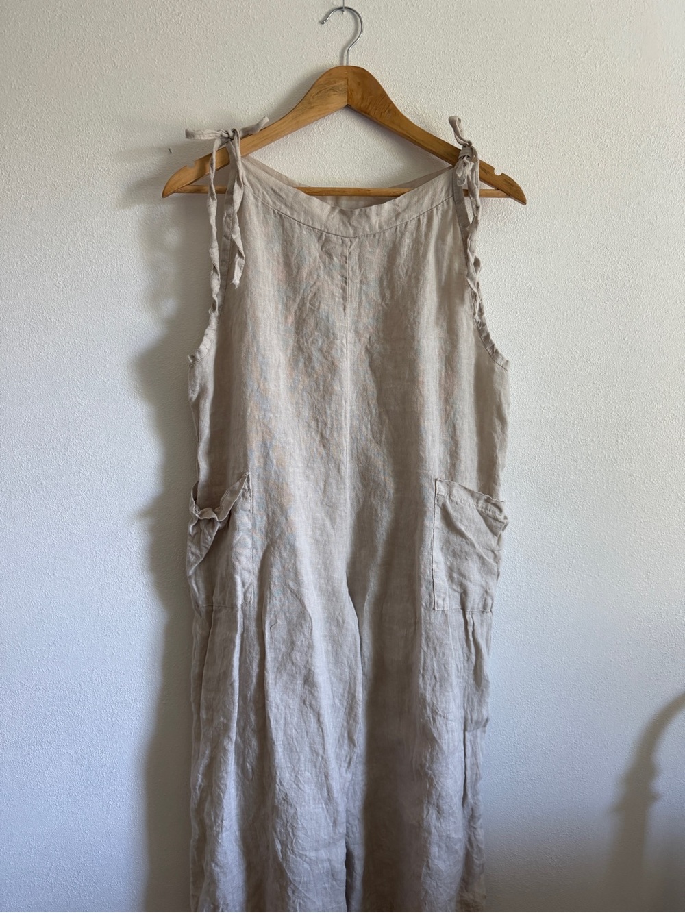Beachwood Baby Linen Overall Moon - Picture 4 of 7